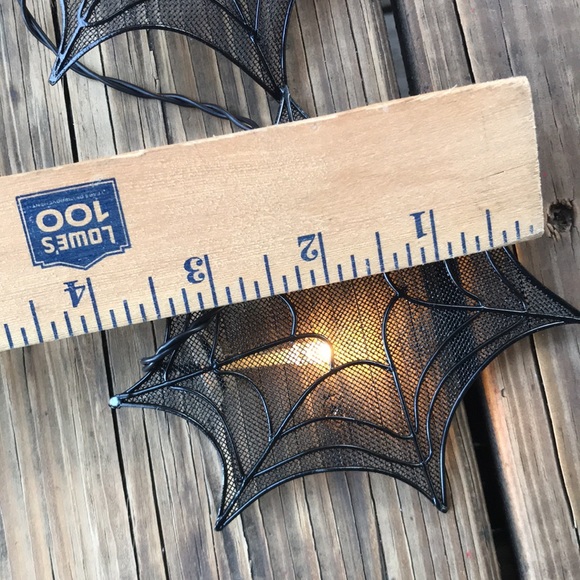 Pottery Barn Spooky and Illuminating Light Up Metal Spider Web String Lights🕸🕷 - Picture 13 of 16